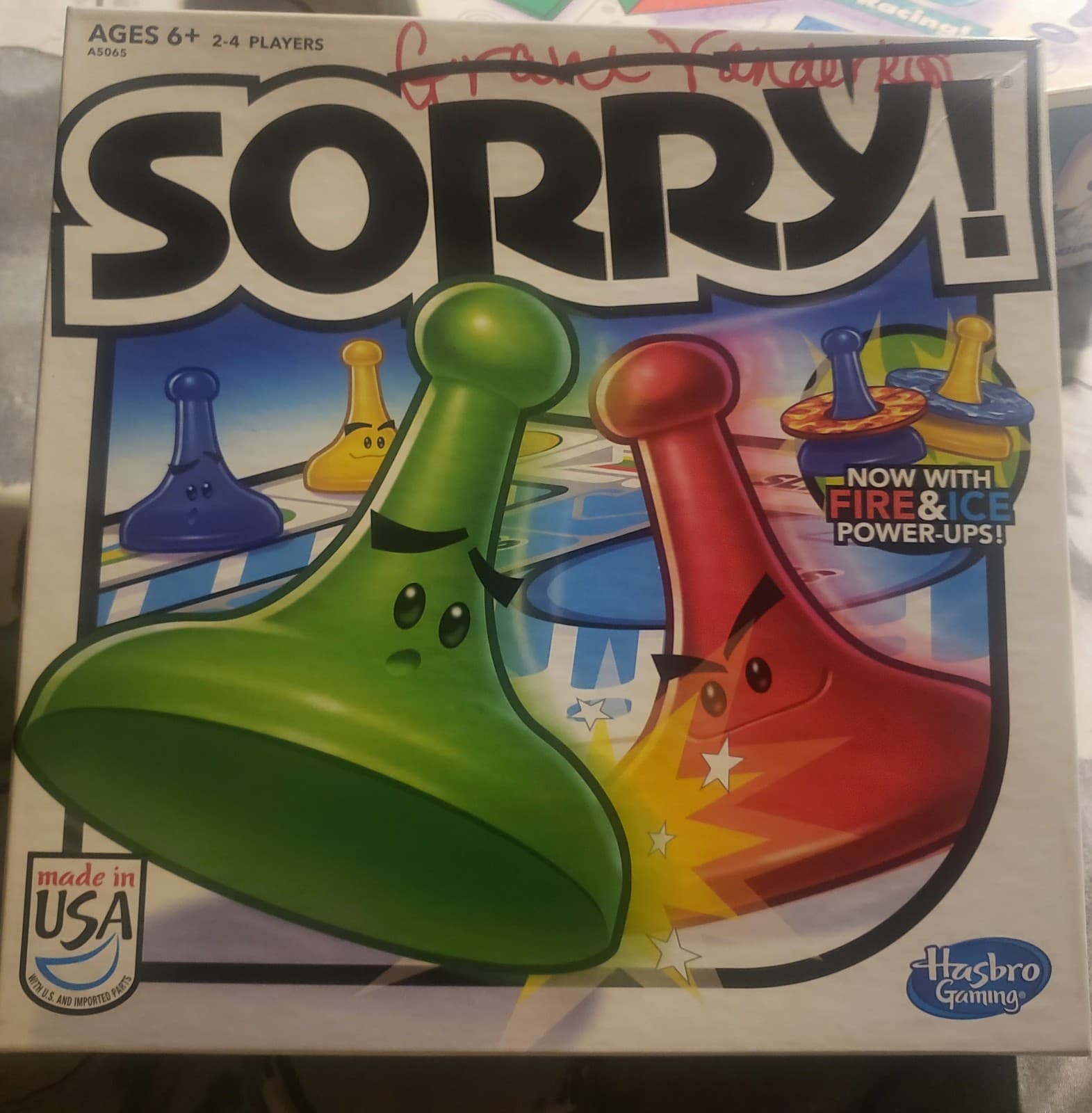 Sorry Board Game for Ages 6 and up Hasbro - Image 1