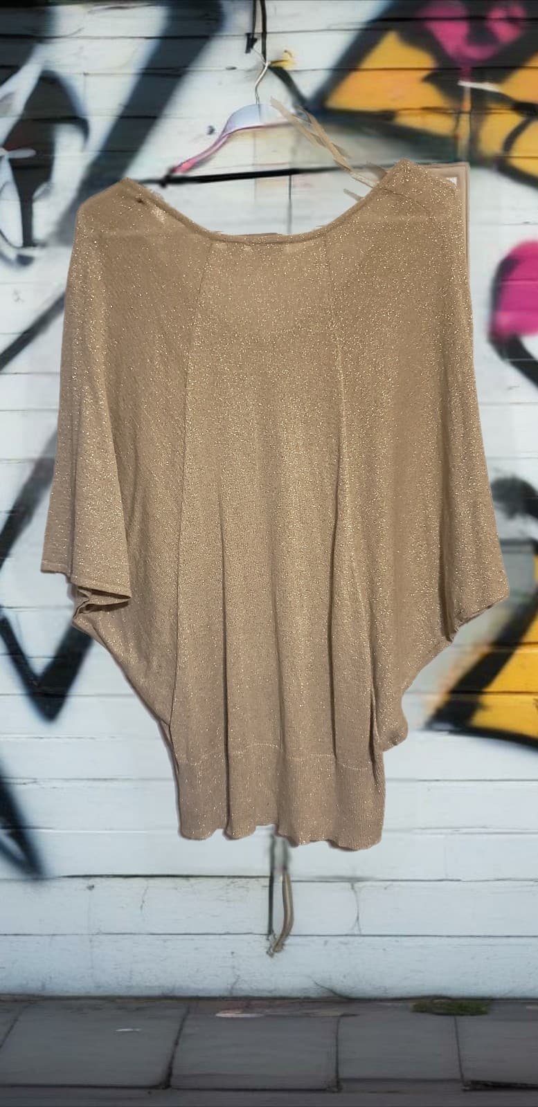 Cato Women's Cool Knit Beige Sweater. XL - Thumbnail 3