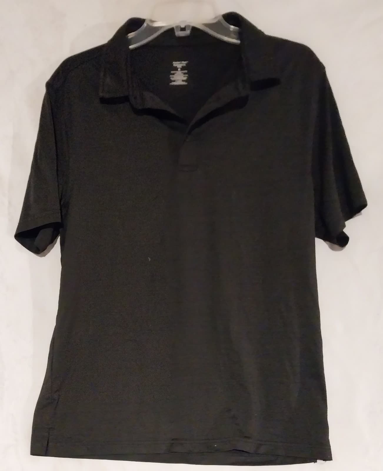Members Mark Mens Polo Shirt Size Medium Black Short Sleeve - Image 1
