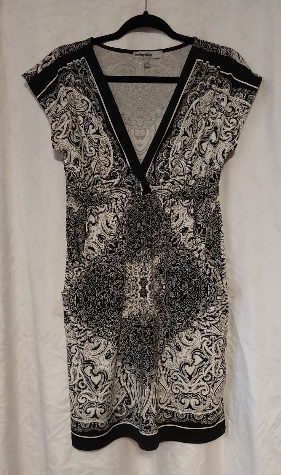 Bailey Blue Black, Grey & White Dress - Image 1