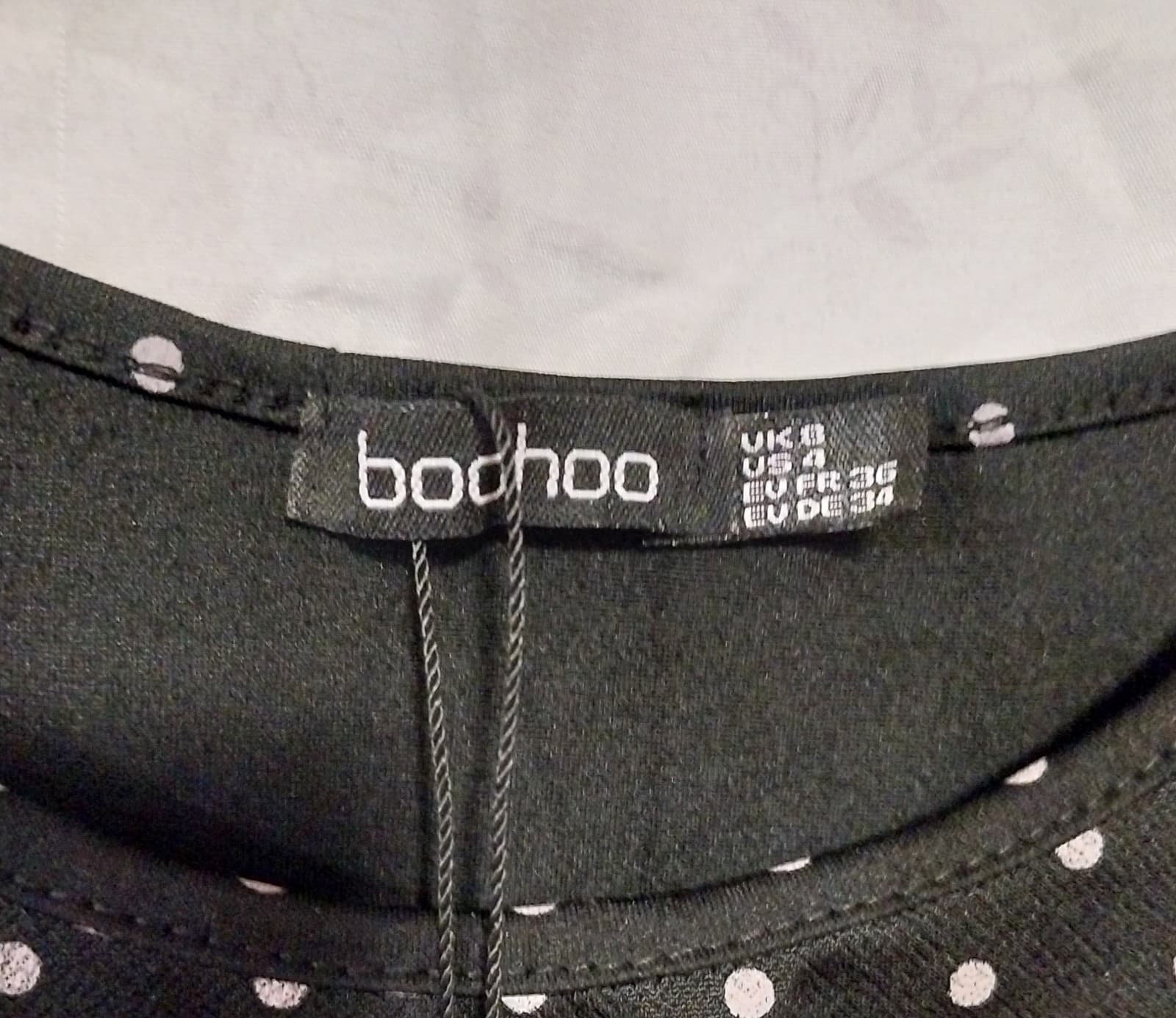 BooHoo. POLKA DOT JERSEY BUTTON THROUGH CAMI SLIP DRESS - Thumbnail 2