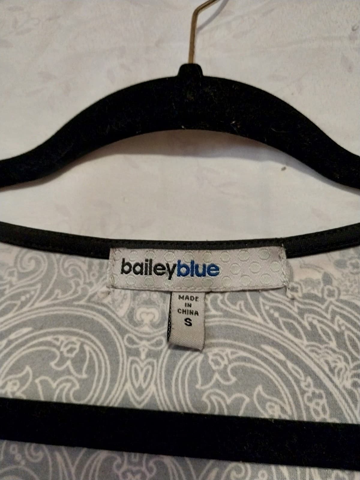 Bailey Blue Black, Grey & White Dress - Thumbnail 3