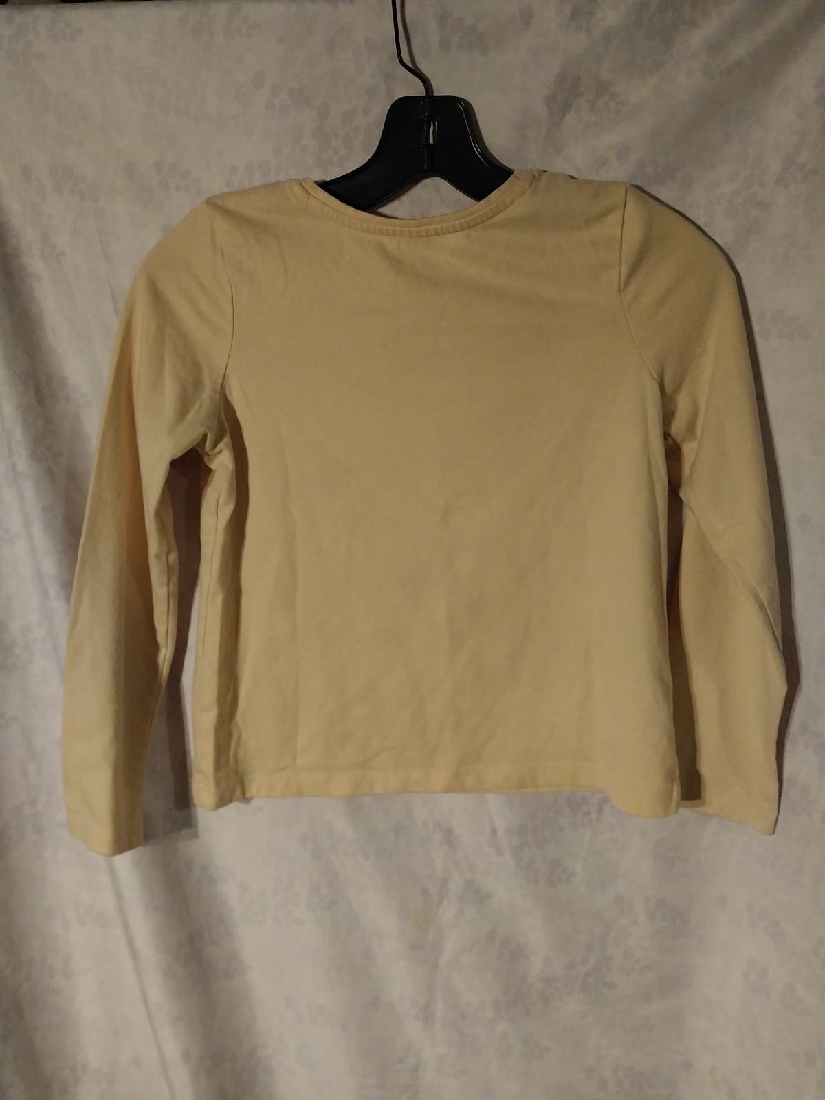 Members Mark "Peace And Love". Yellow Girls T-Shirt - Thumbnail 2