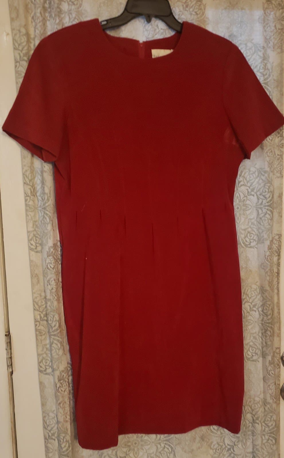 Halmode Petites Womens Red Dress. Size 16P - Image 1
