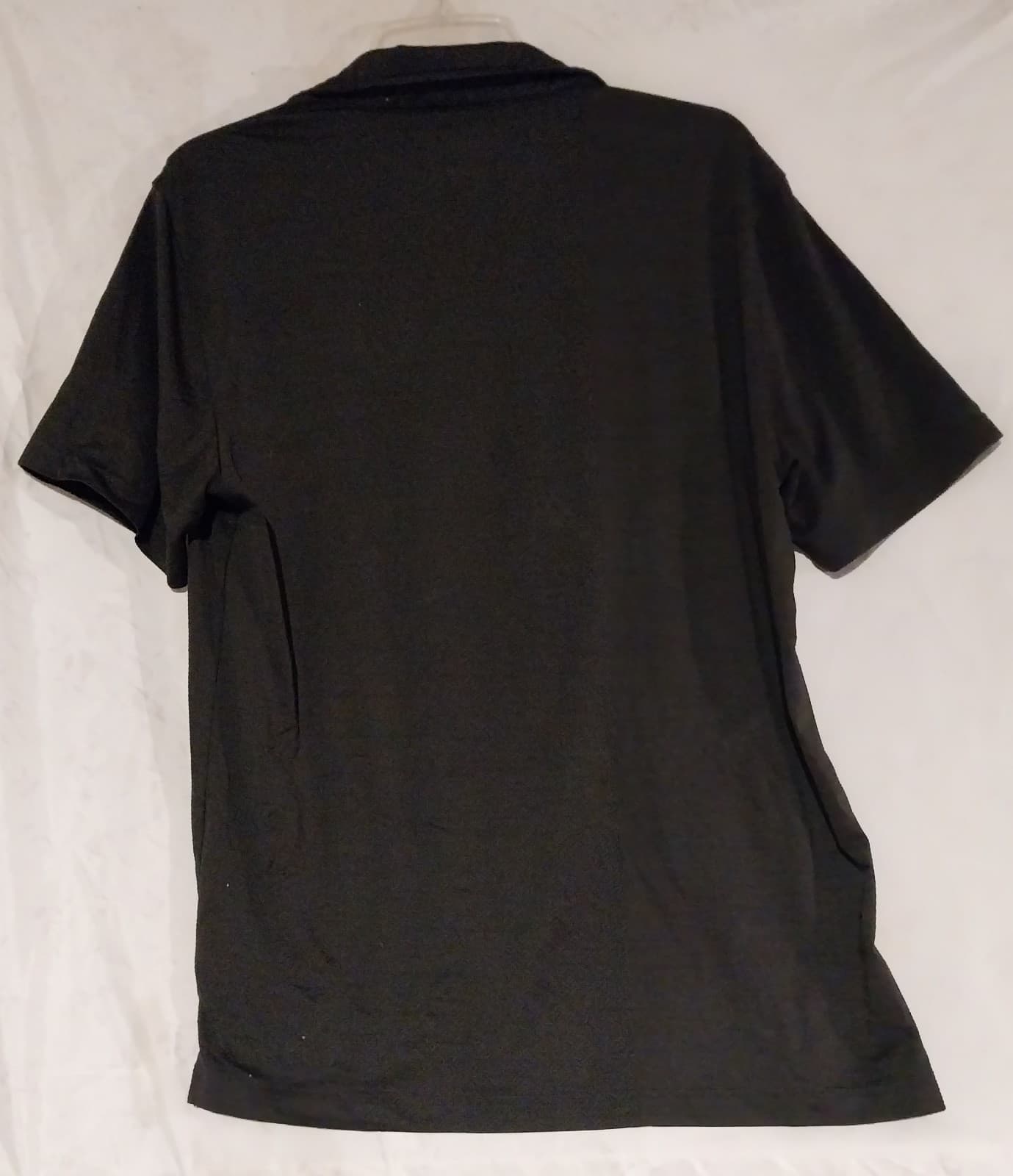 Members Mark Mens Polo Shirt Size Medium Black Short Sleeve - Thumbnail 2