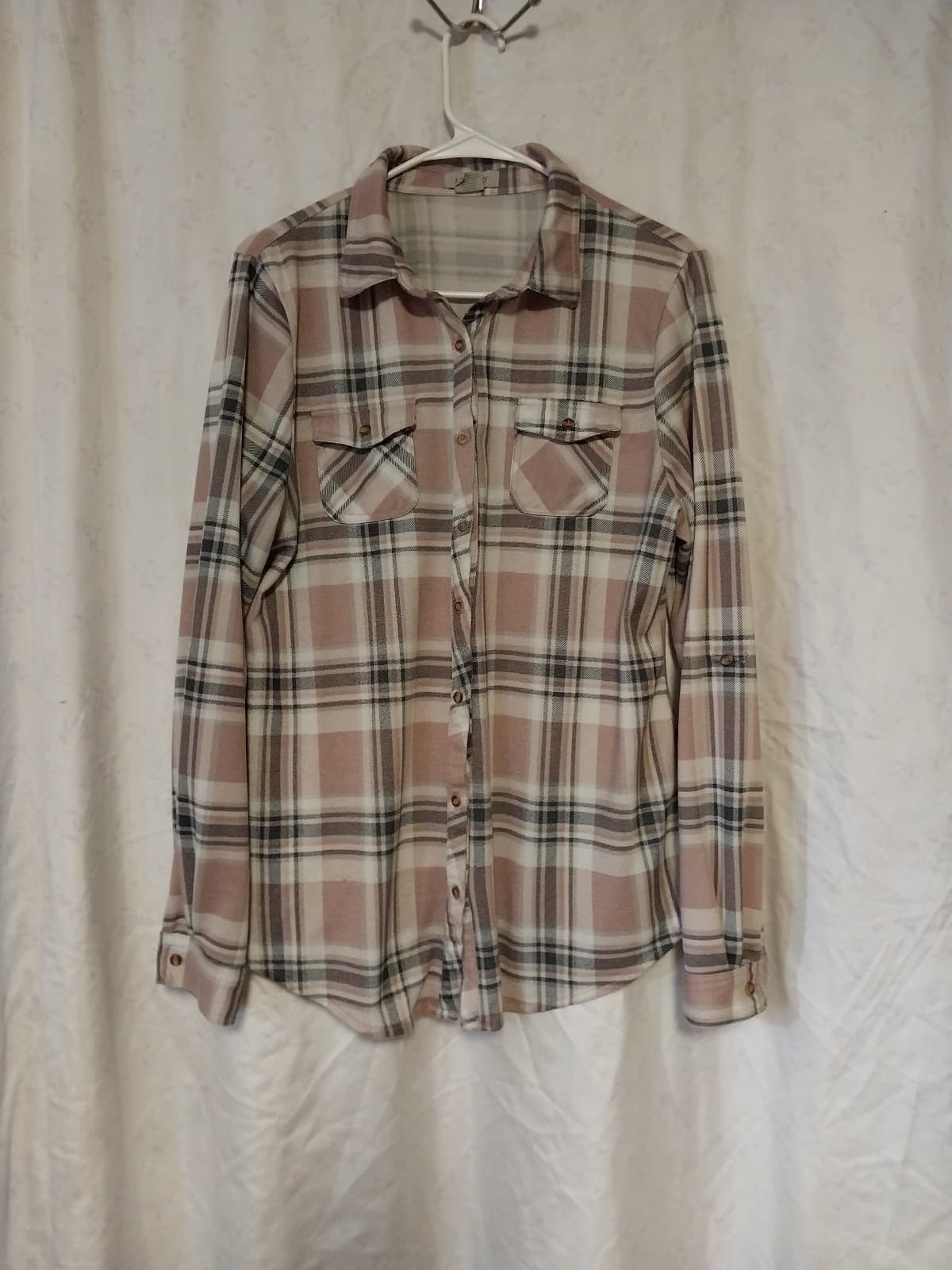Passport Women’s Pink Plaid Shirt - Image 1