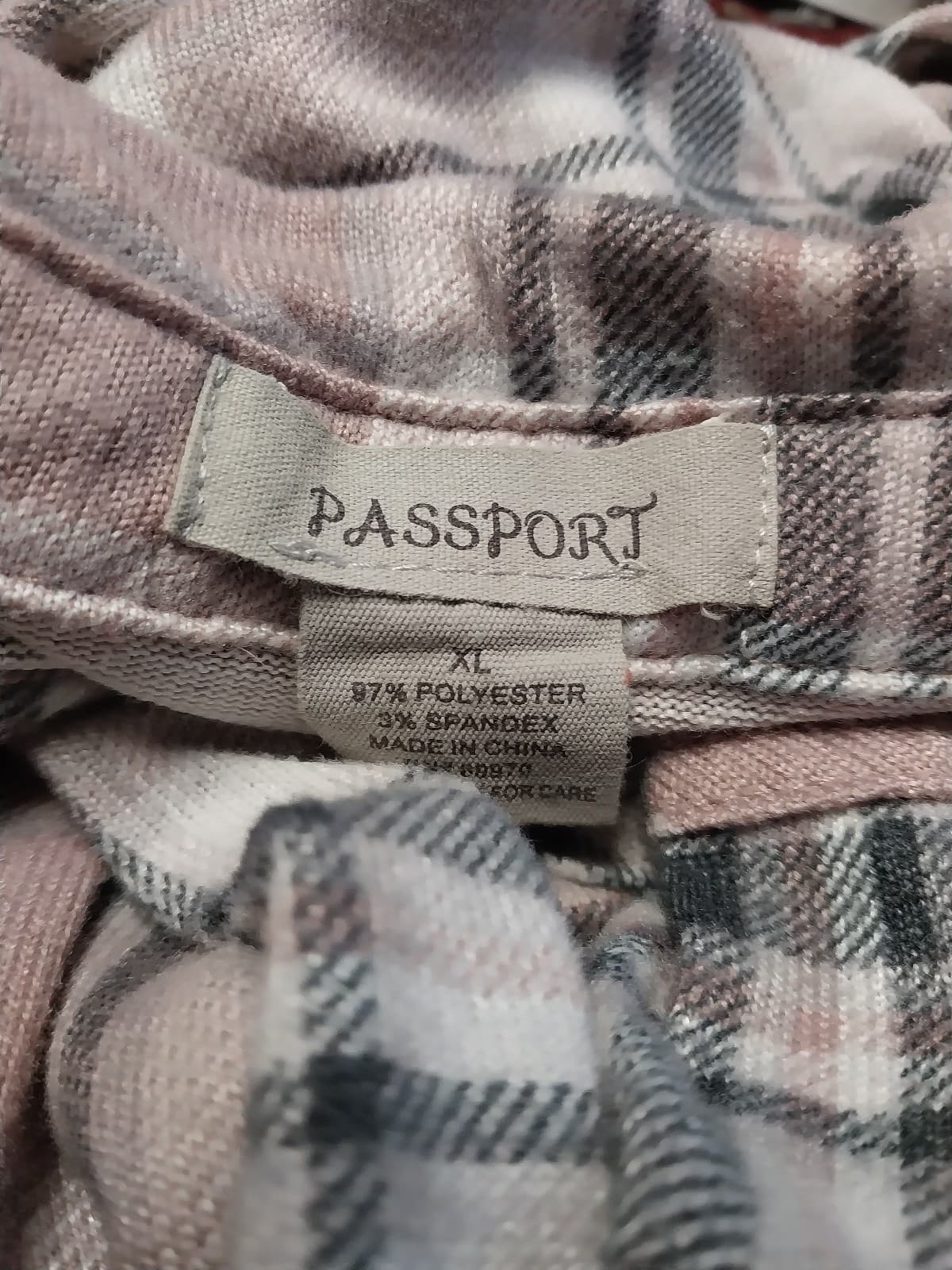 Passport Women’s Pink Plaid Shirt - Thumbnail 3