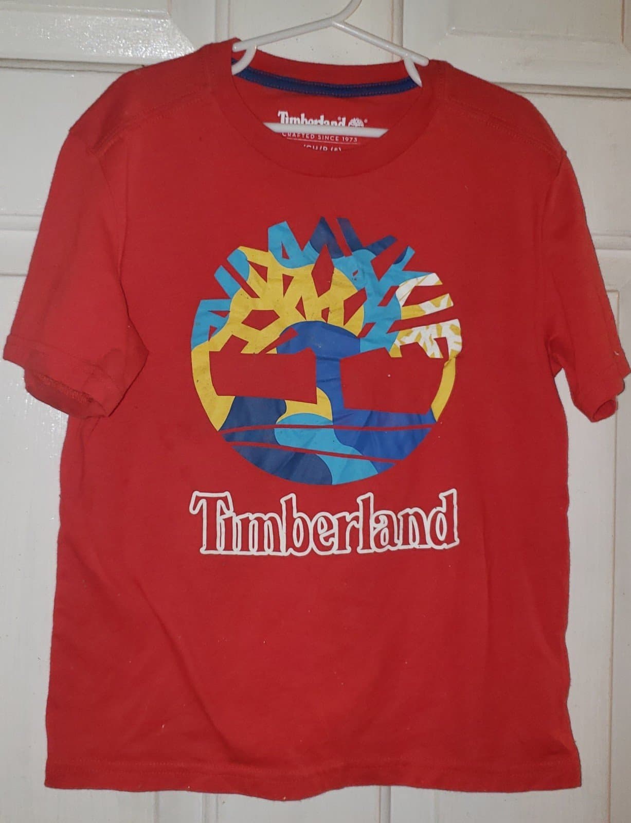 Timberland Boys Red T-Shirt - Image 1