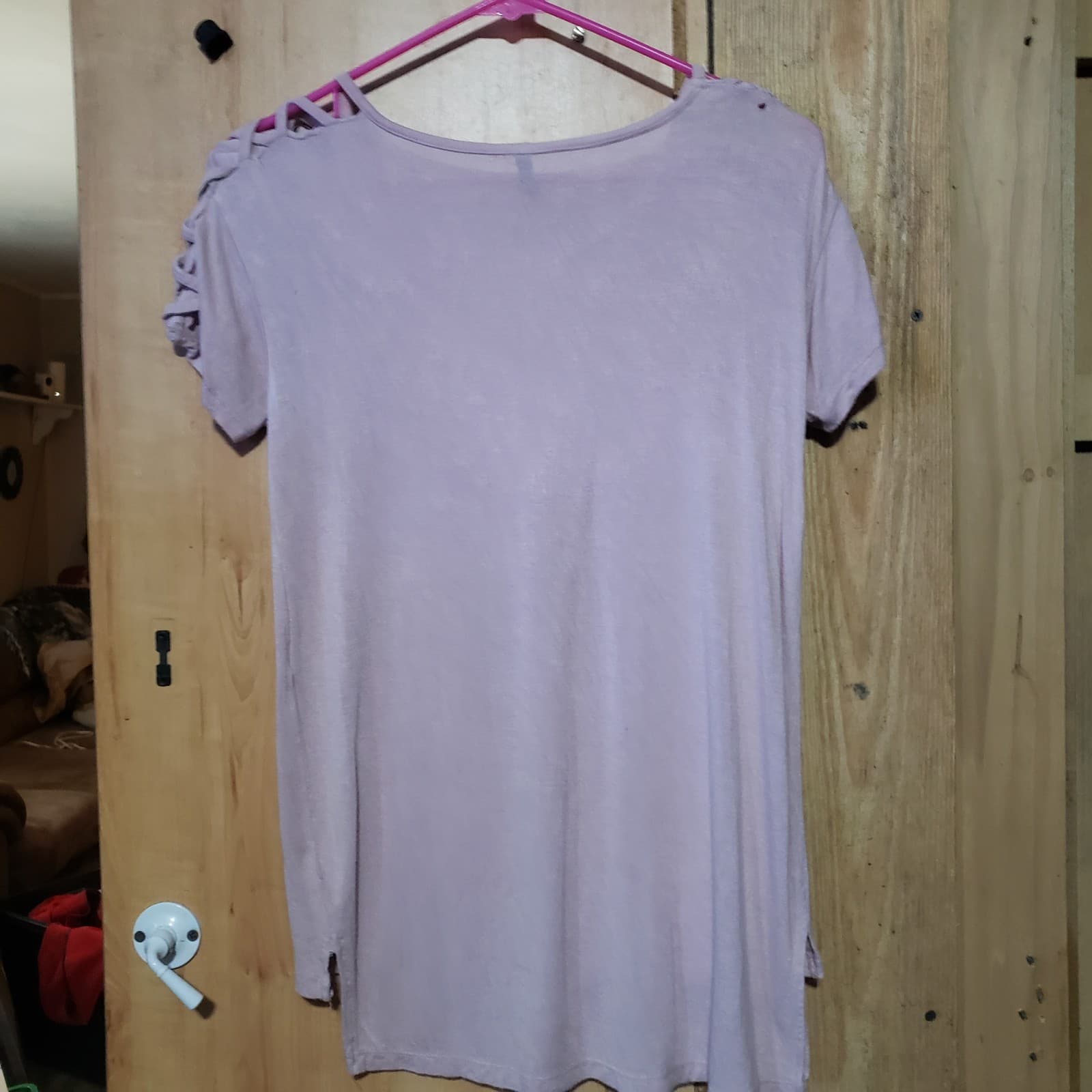 Splash Braided Shoulder Shirt - Thumbnail 2