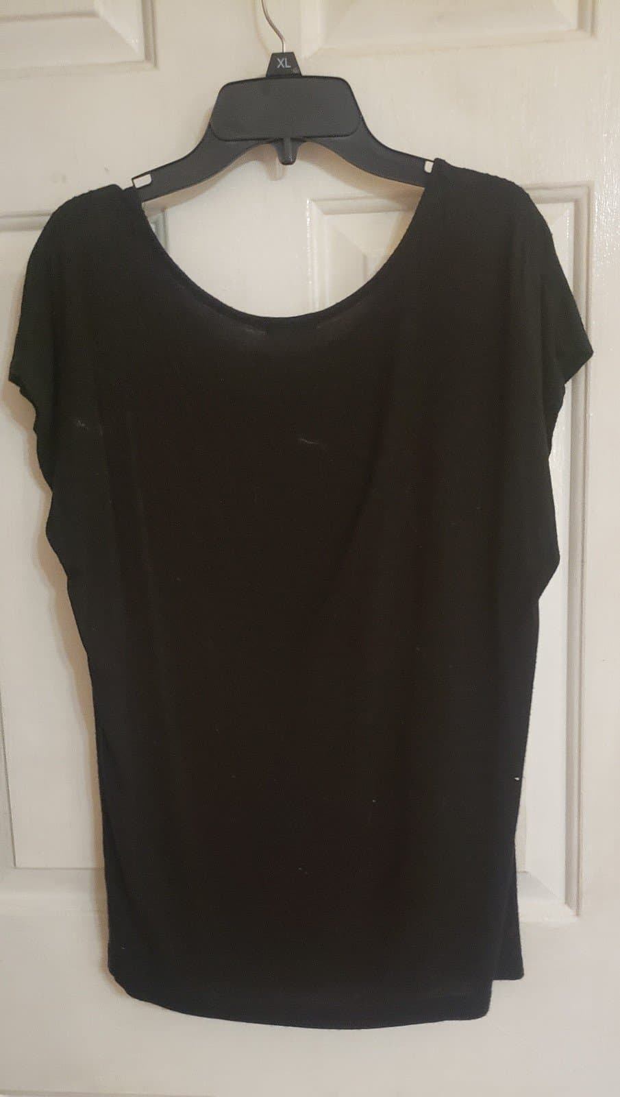 Zenana Outfitters Black Shirt With Sequins On Front Pocket - Thumbnail 2