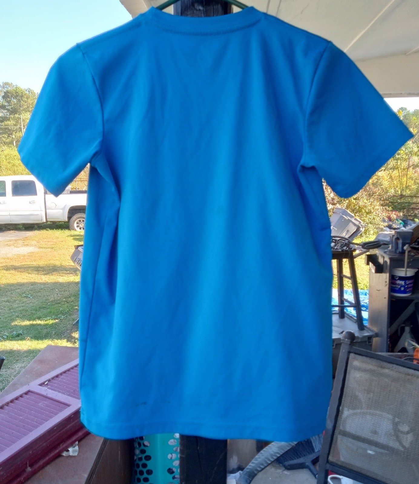 Tek Gear Boys Blue Active T-Shirt. Youth Large - Thumbnail 3