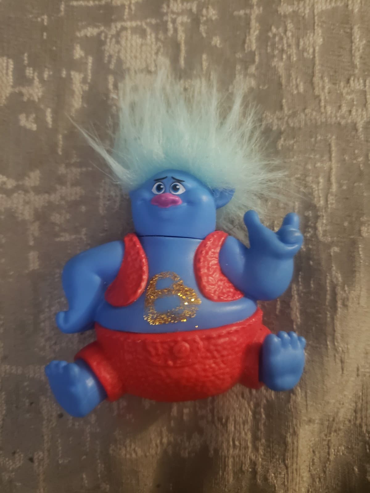 Dreamworks Trolls Biggie Collectible Figure Hasbro 4" In 2019 GUC. - Image 1