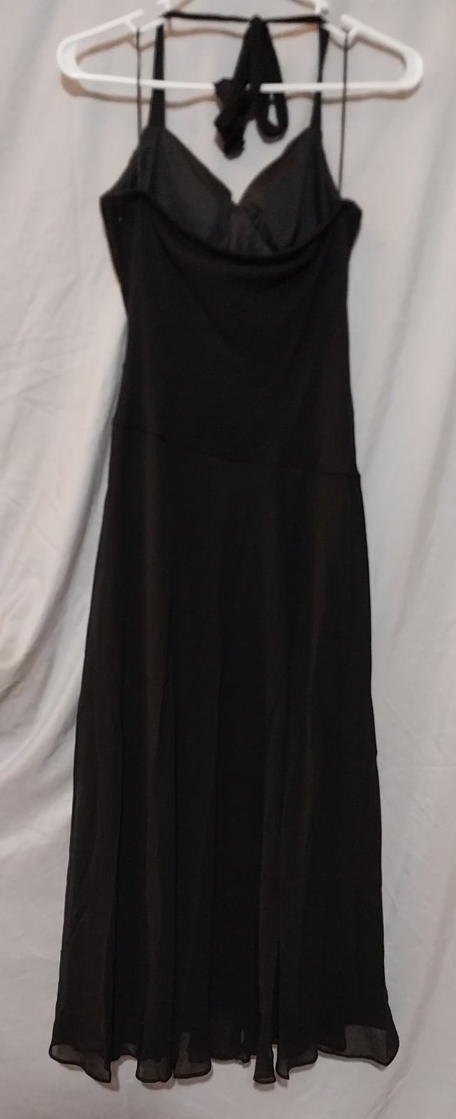 Sangria Petite Long Flowing Black dress - Thumbnail 6