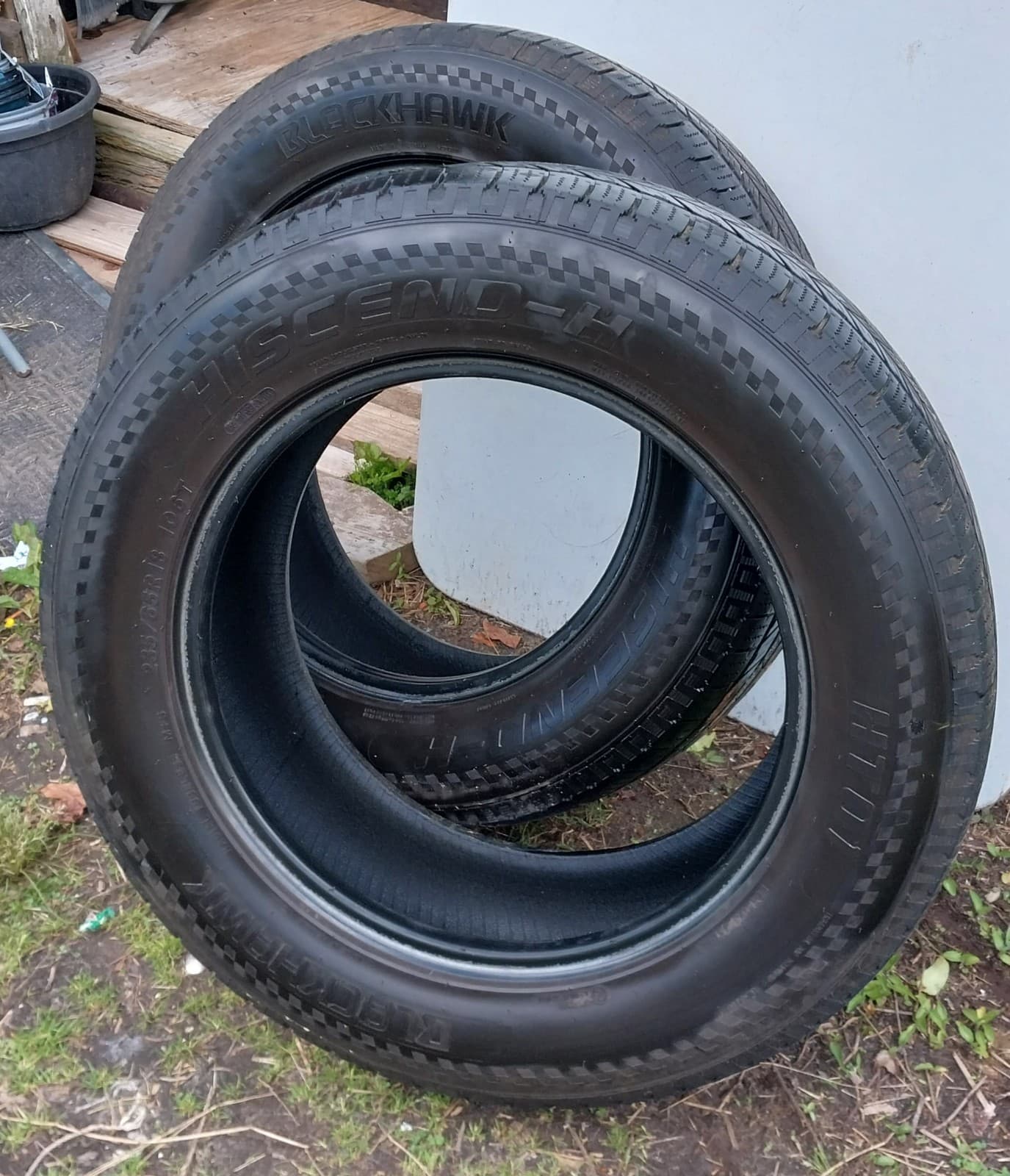 2 BlackHawk Hiscend-H HT01 All Season 235/65R18 106T Light Truck Tires. No Rims - Thumbnail 2