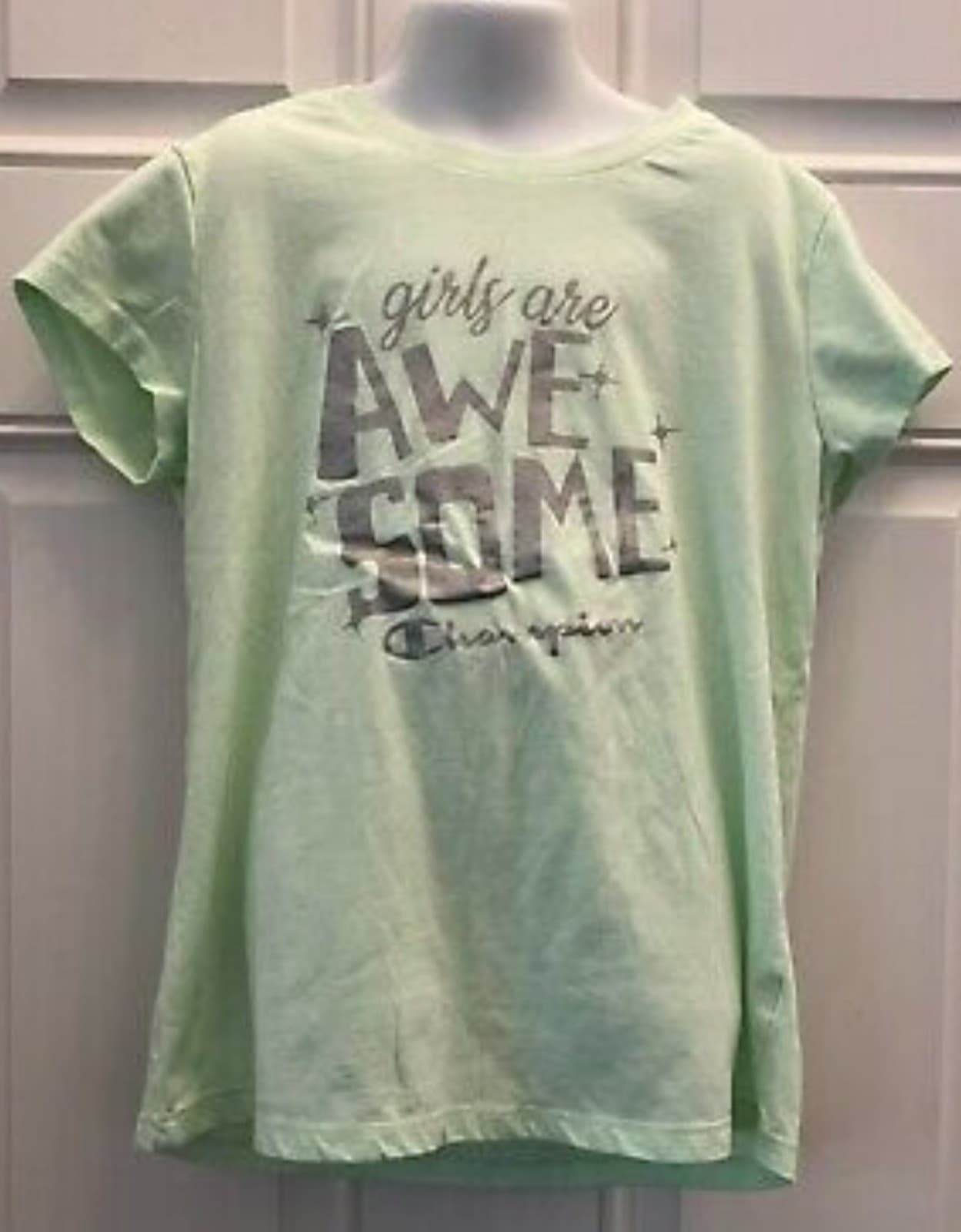 Champion "Girls are AWESOME" T-Shirt - Image 1