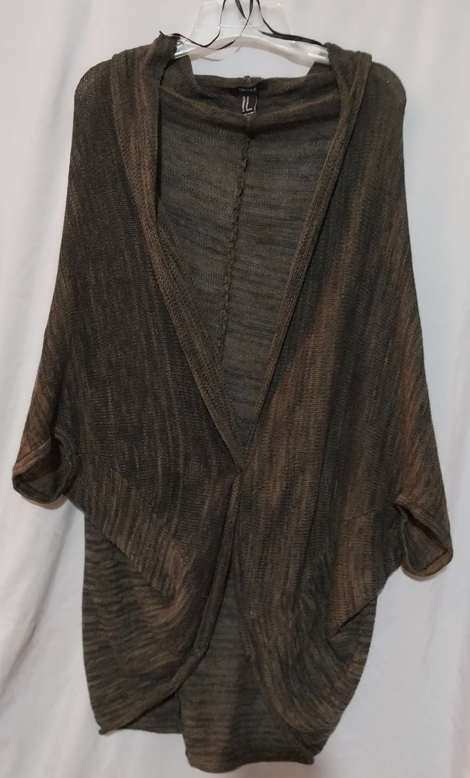 Forever 21 Cardigan Sweater Women Brown Color - Thumbnail 2