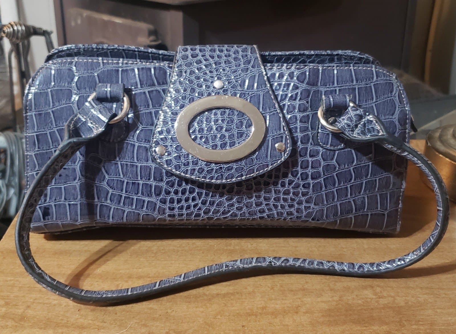 Payless shoulder purse navy blue - Image 1