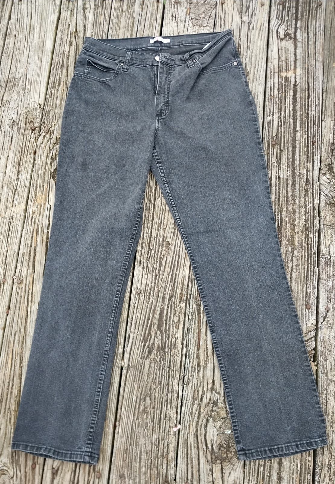 Riders By Lee Womens Jeans Black Denim. Straight leg - Image 1