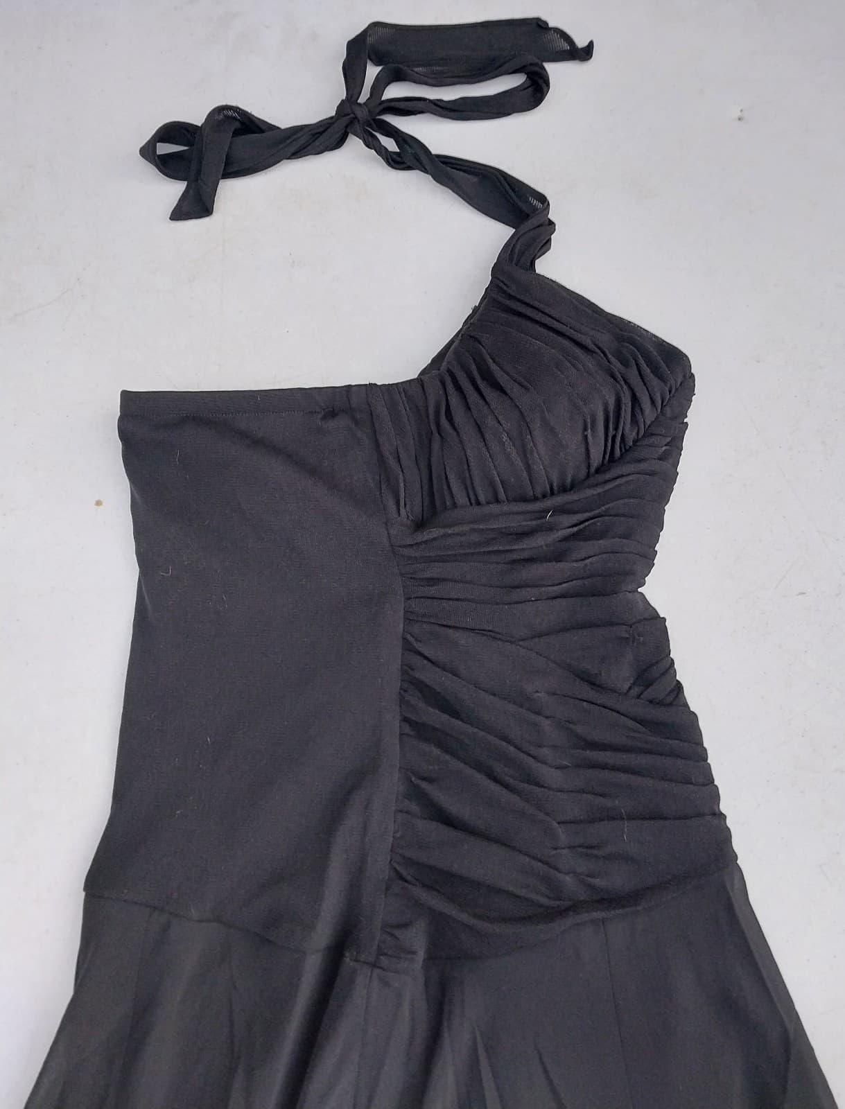 Sangria Petite Long Flowing Black dress - Thumbnail 9