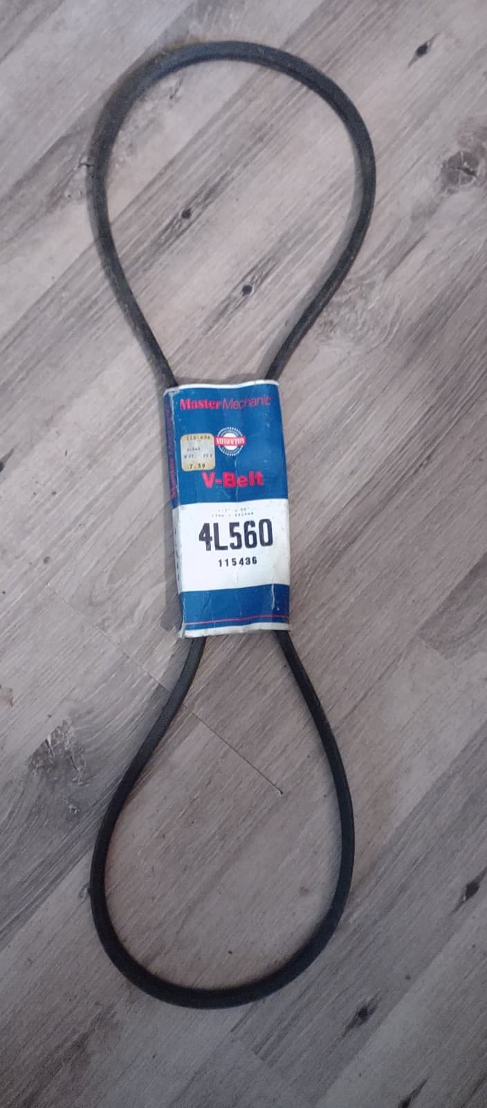 Master Mechanic V-Belt 4L560 115436 1/2" x 56" - Image 1