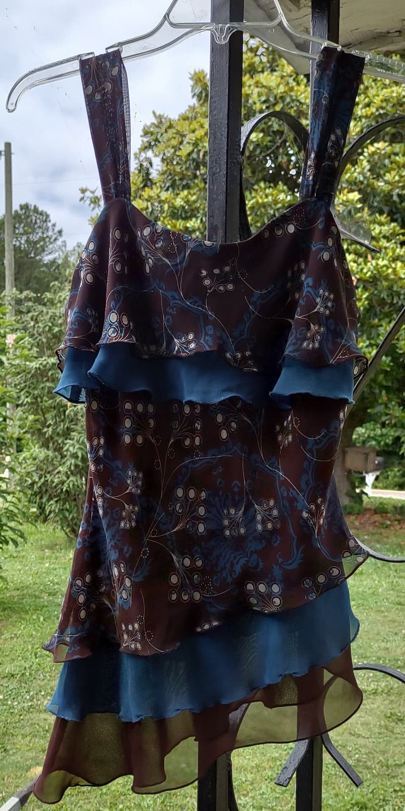 SEPARATES Asymmetrical Sleeveless Top. Size Small - Image 1