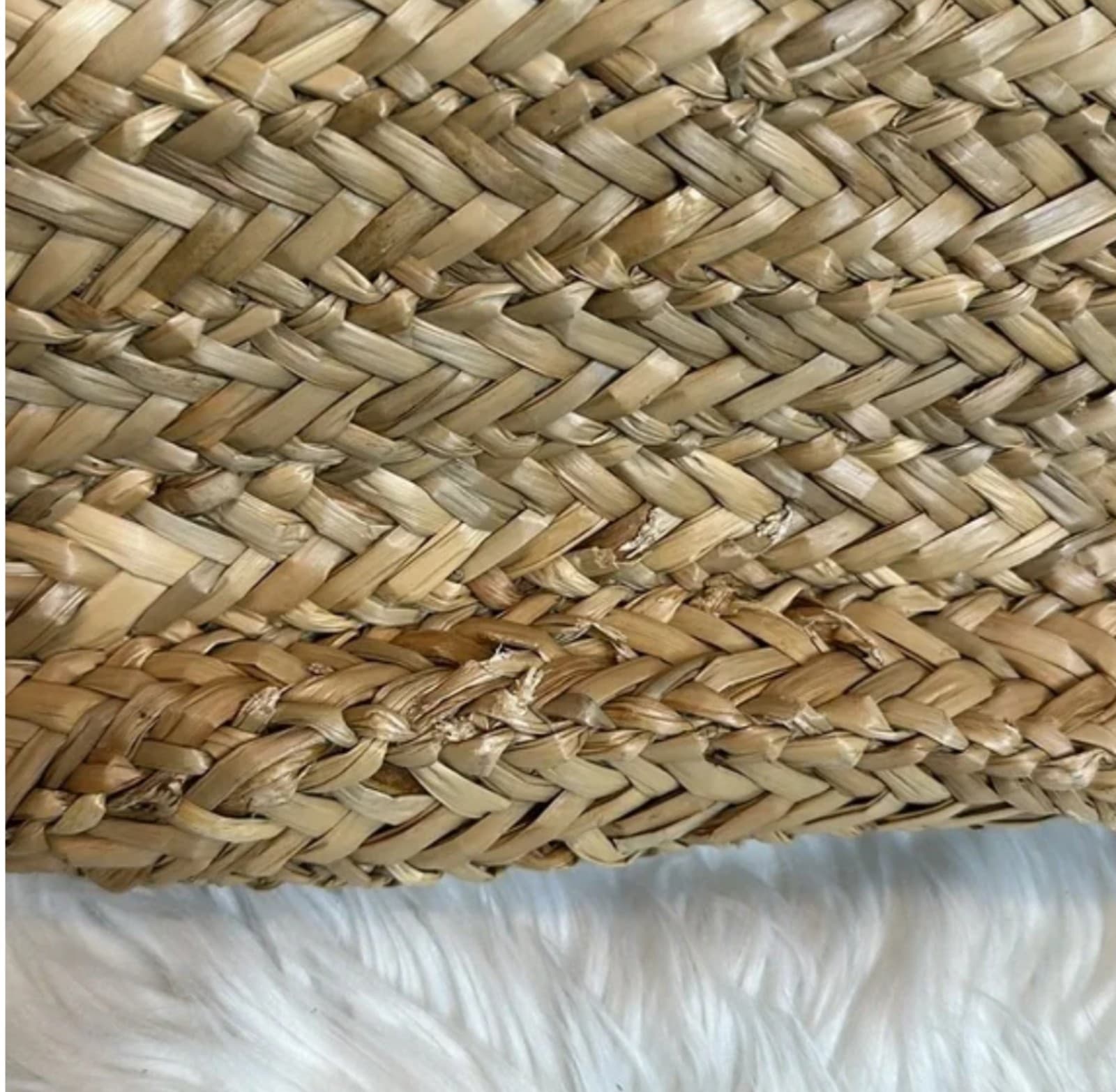 Nine West Natural Straw Shoulder Beach Bag, Large - Thumbnail 12