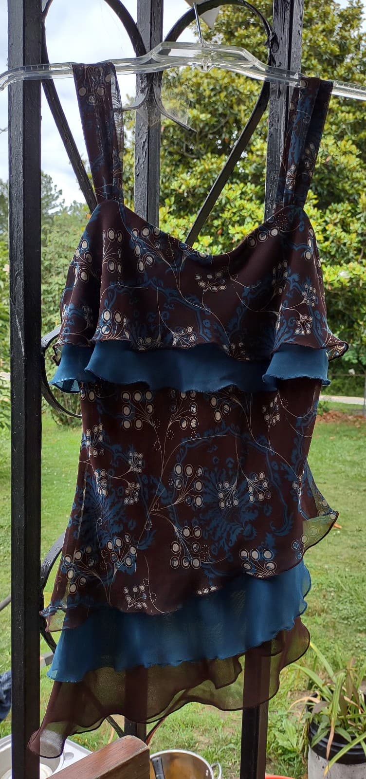 SEPARATES Asymmetrical Sleeveless Top. Size Small - Thumbnail 2