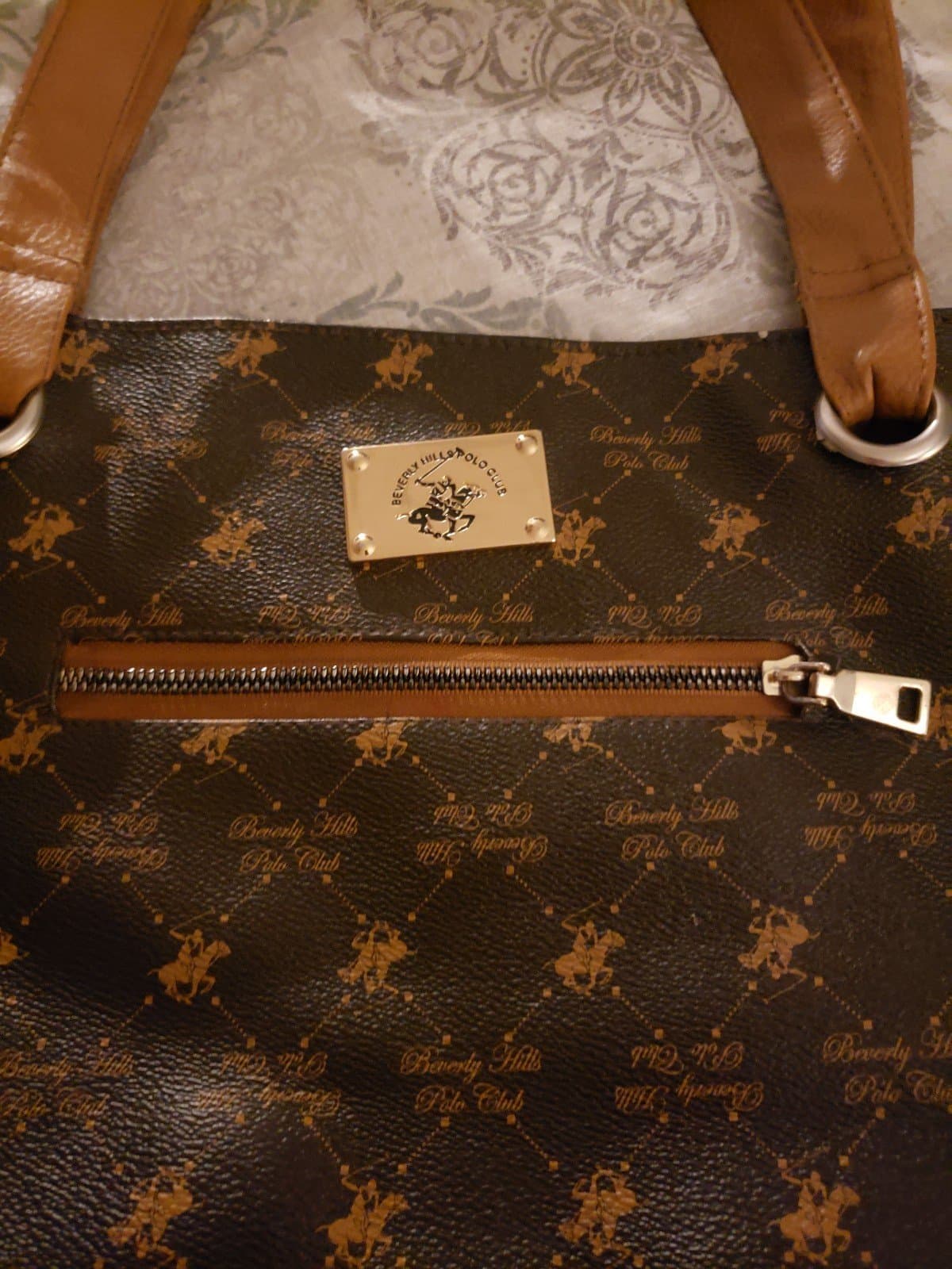 WOMEN'S BAG POLO CLUB FAUX LEATHER BROWN COLOR - Thumbnail 2