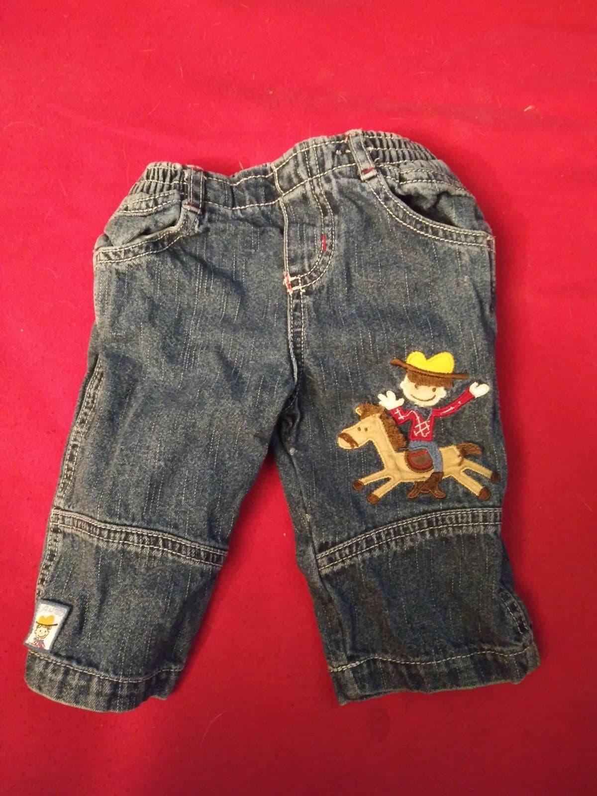 Koala Baby Boys Jeans Size 3-6 Months Infant Pants Blue Bottoms - Image 1