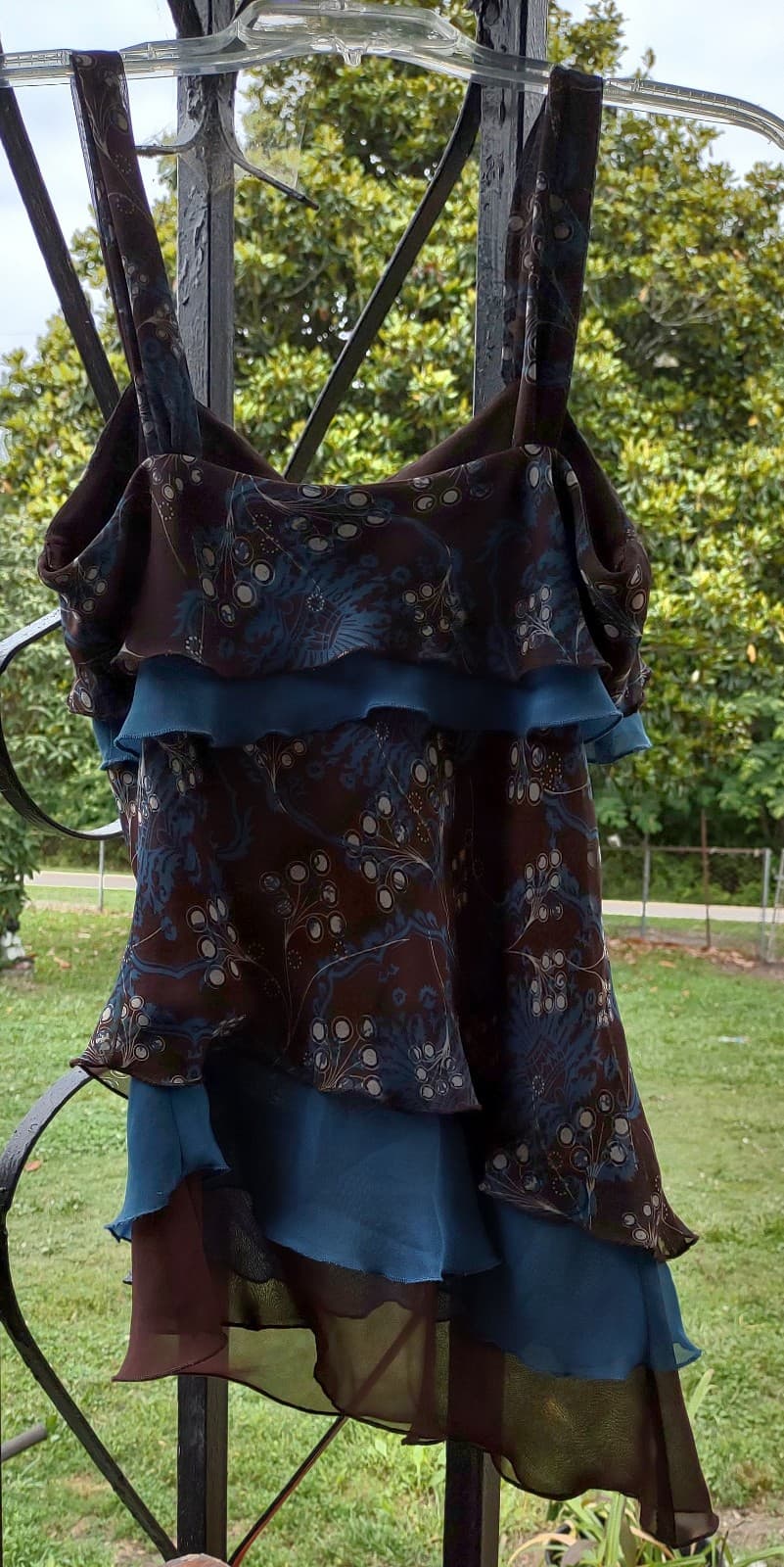 SEPARATES Asymmetrical Sleeveless Top. Size Small - Thumbnail 5