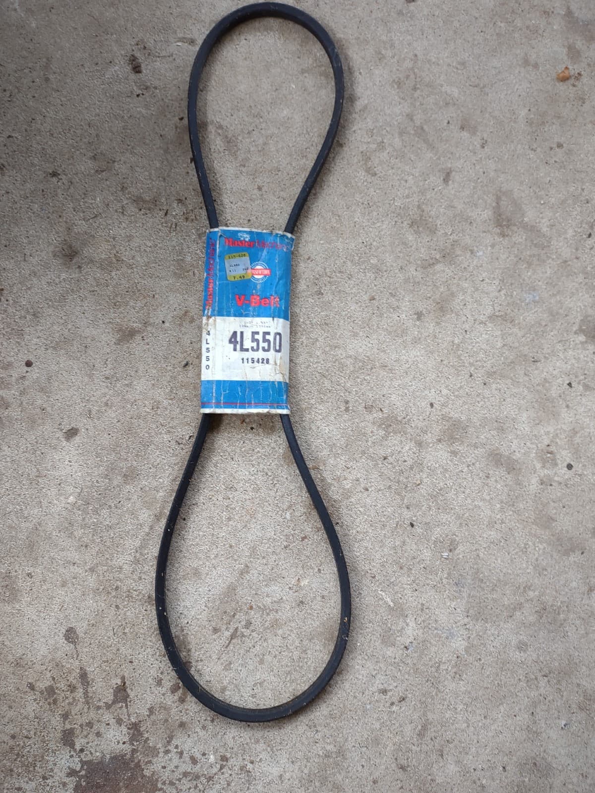 Master Mechanic V-Belt 115428 1/2" x 55" 4L550 - Thumbnail 3