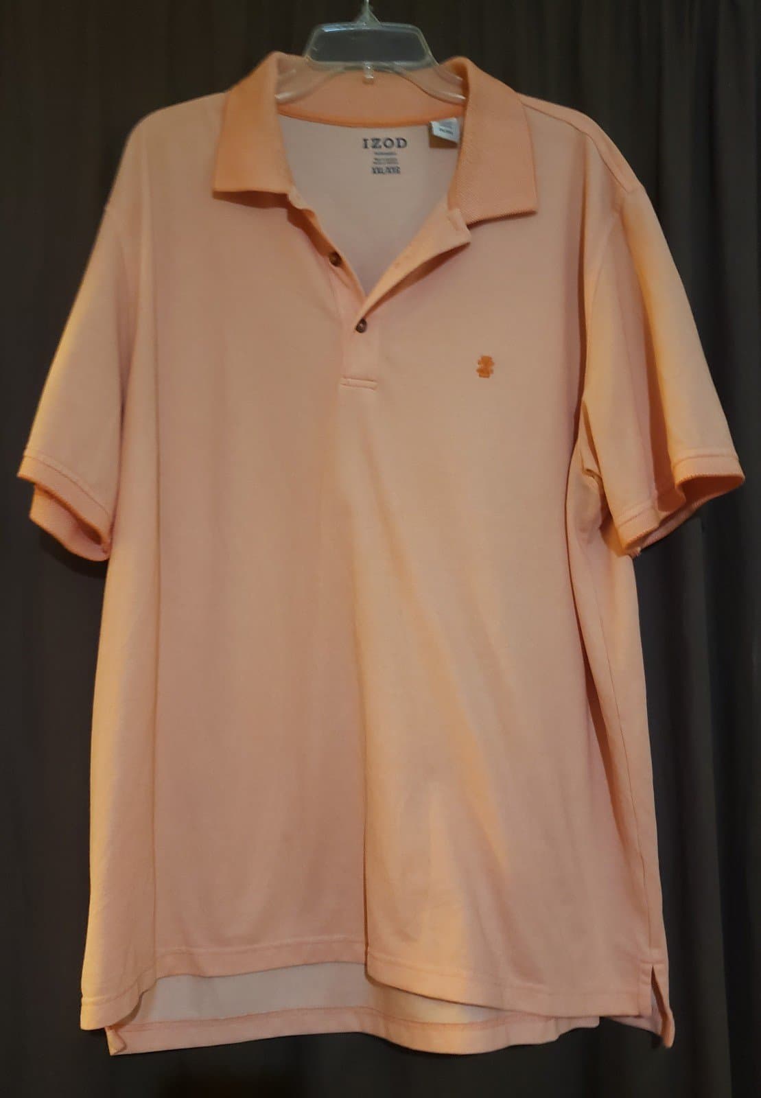 IZOD Flex Golf Polo Shirt With Stretch Salmon Color Short Sleeve Size XXL - Thumbnail 2
