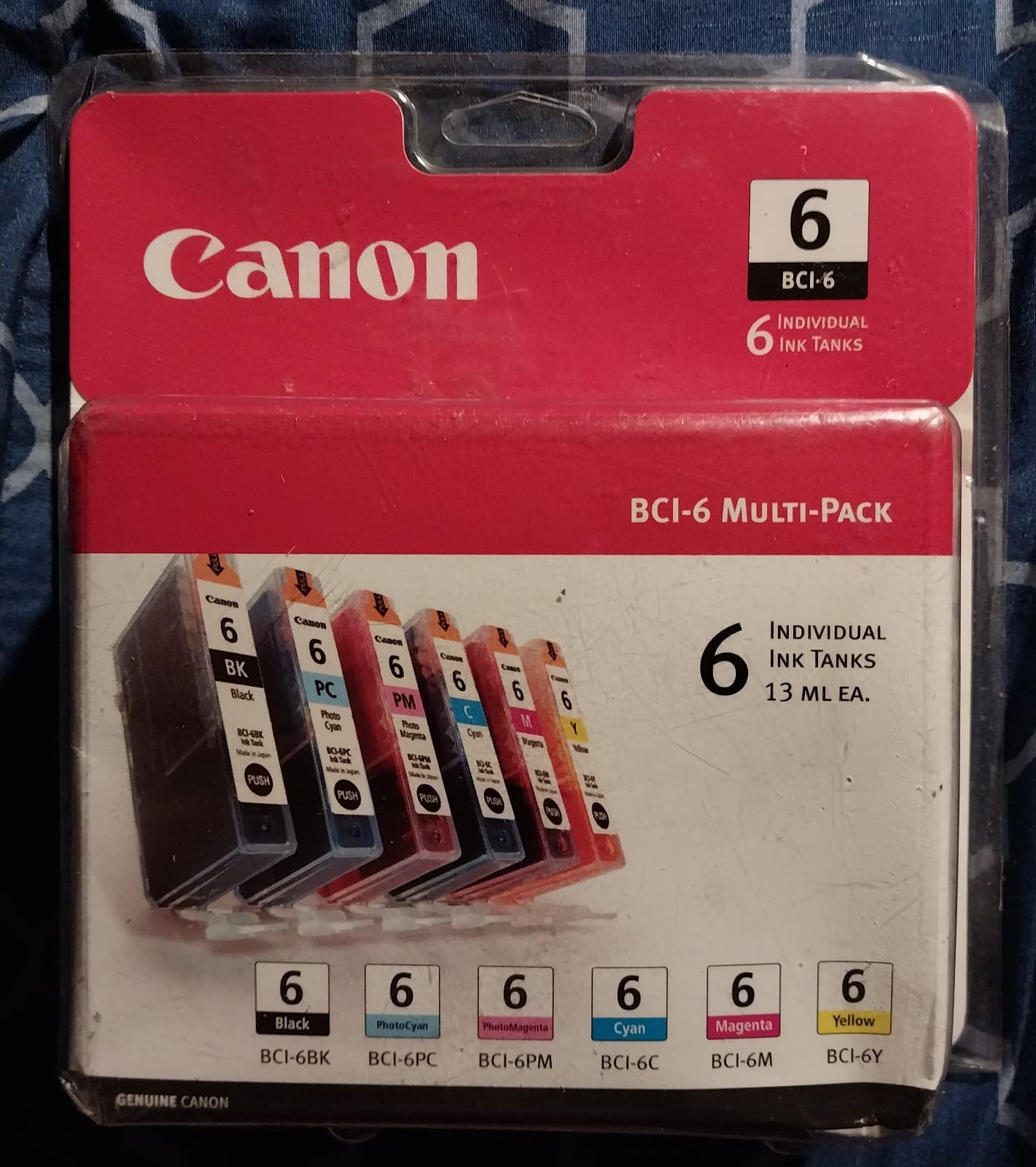 Canon BCI-6 Ink Cartridge - Combo Pack - Black/Cyan/Magenta/Yellow/Photo Cyan/Ph - Thumbnail 3