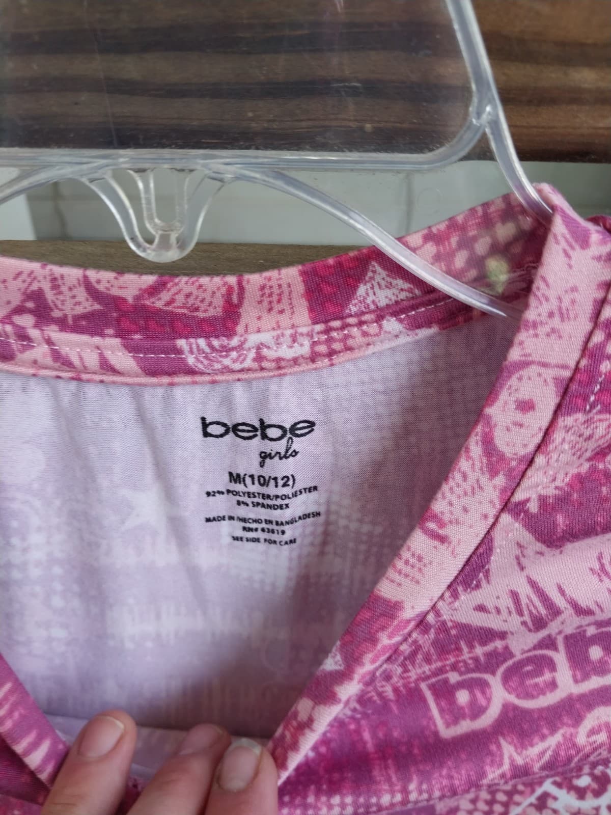 Bebe Girls Pink Dress. Size Medium 10/12 - Thumbnail 2