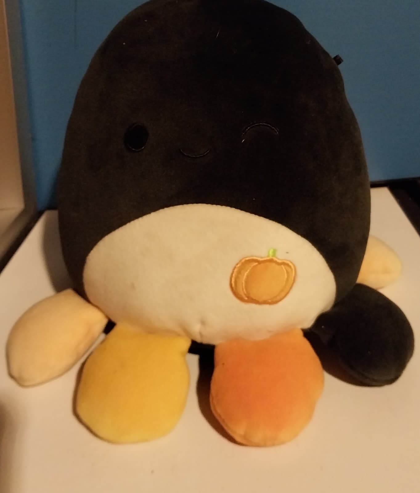 Squishmallows 8" Halloween Dolma the Octopus with Pumpkin - Image 1