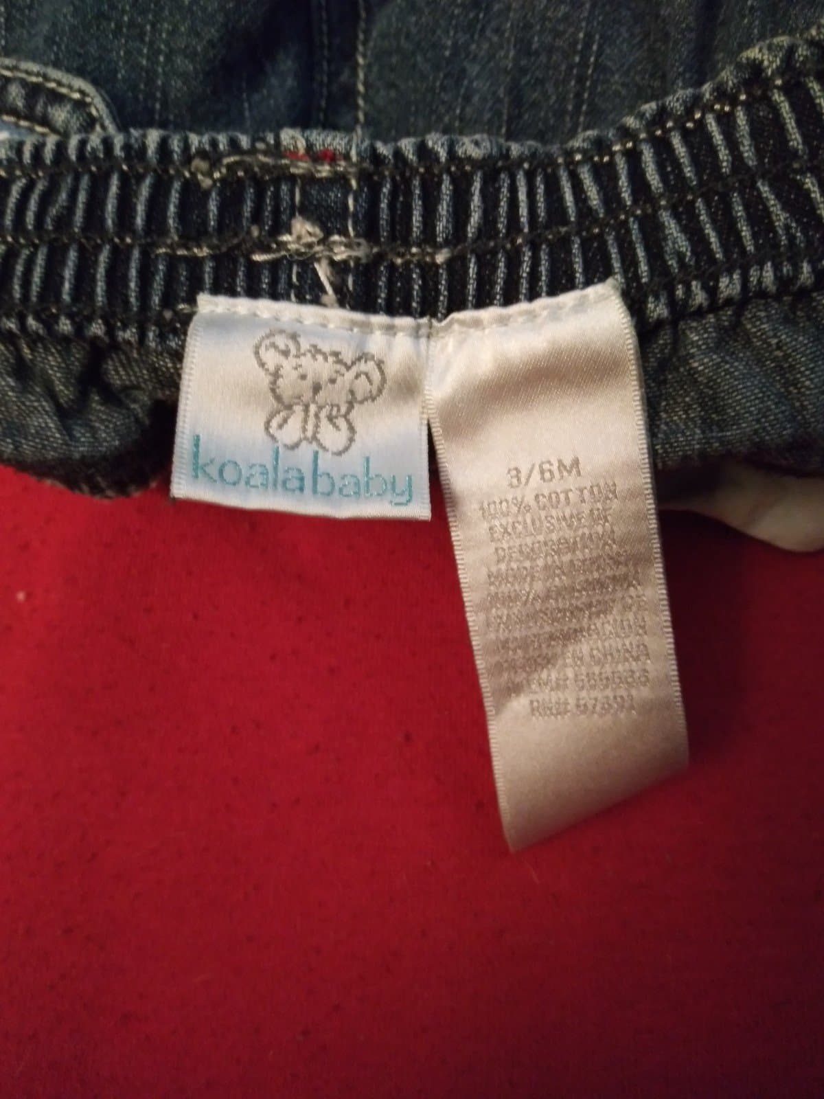 Koala Baby Boys Jeans Size 3-6 Months Infant Pants Blue Bottoms - Thumbnail 3