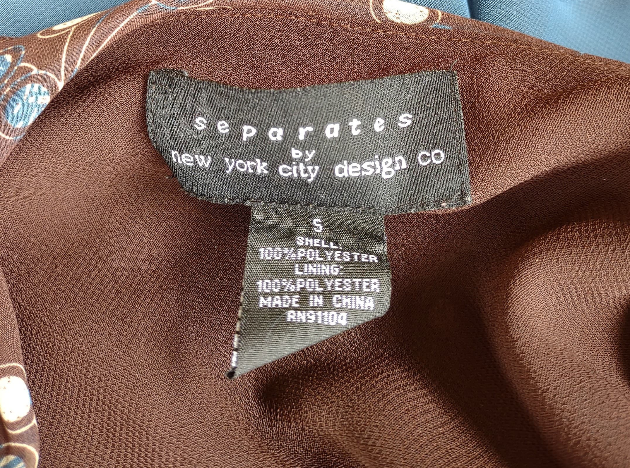 SEPARATES Asymmetrical Sleeveless Top. Size Small - Thumbnail 9