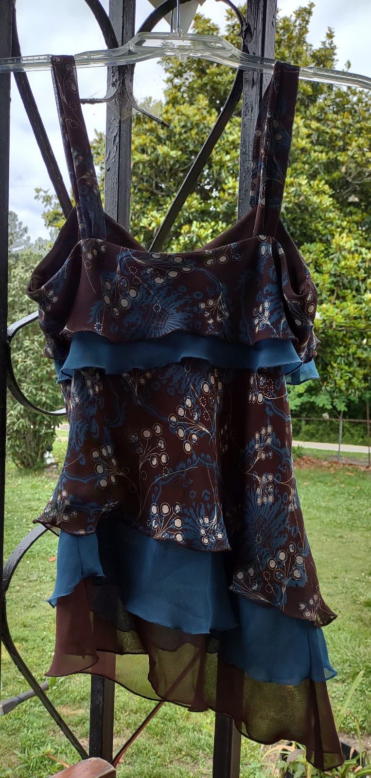 SEPARATES Asymmetrical Sleeveless Top. Size Small - Thumbnail 4