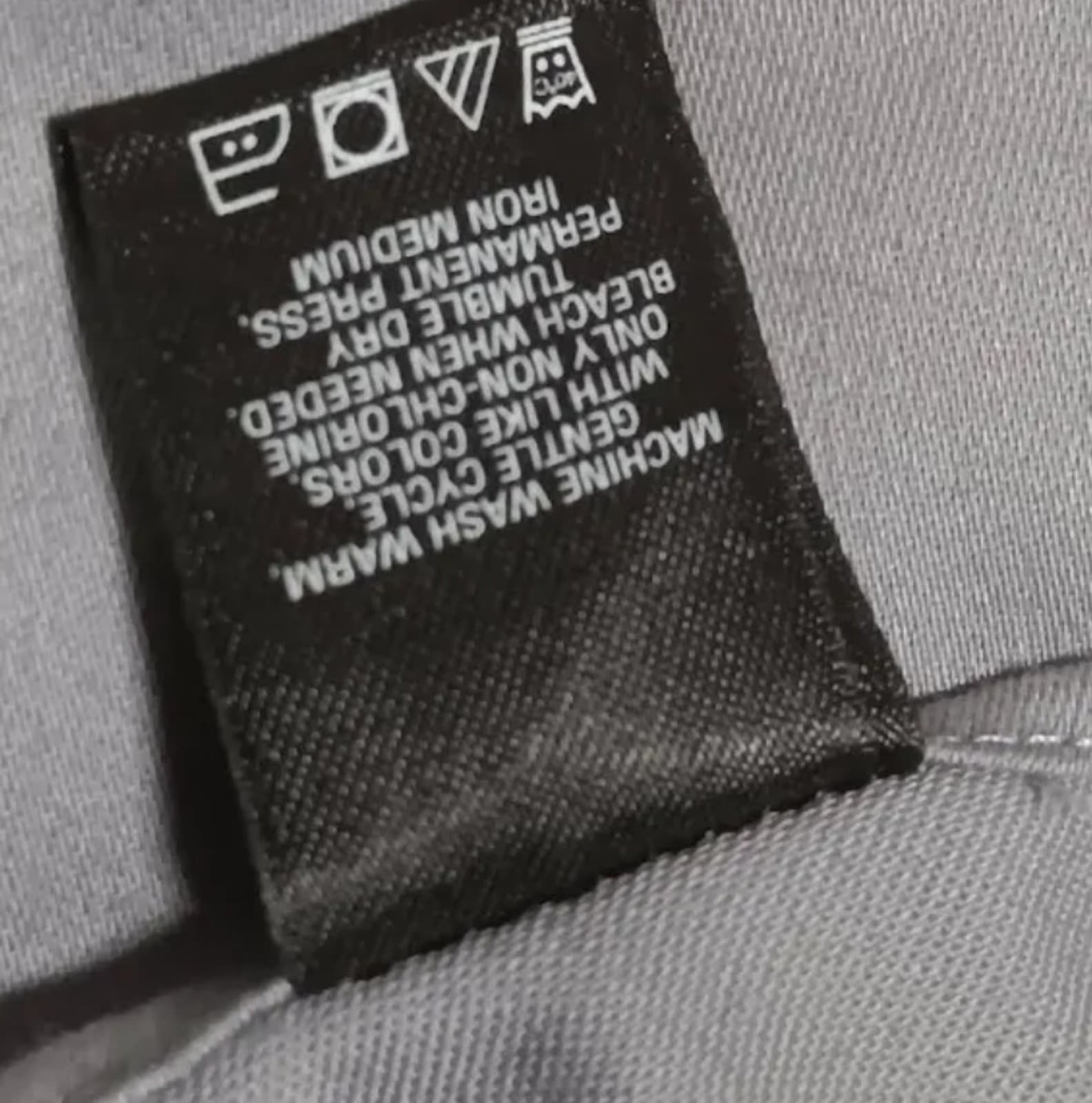 George Sateen Long Button Down Dress Shirt. XL 17-17 1/2 36/37 - Thumbnail 5