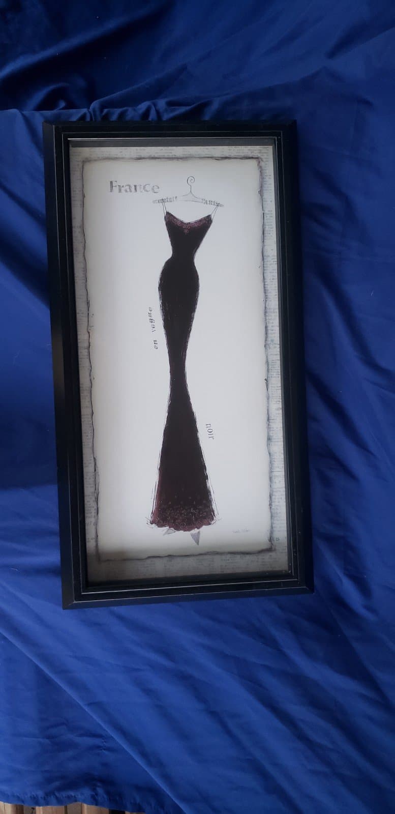 ArtWall 'Emily Adams's Couture Noir Original IV' Gallery Wrapped Floater-framed - Image 1