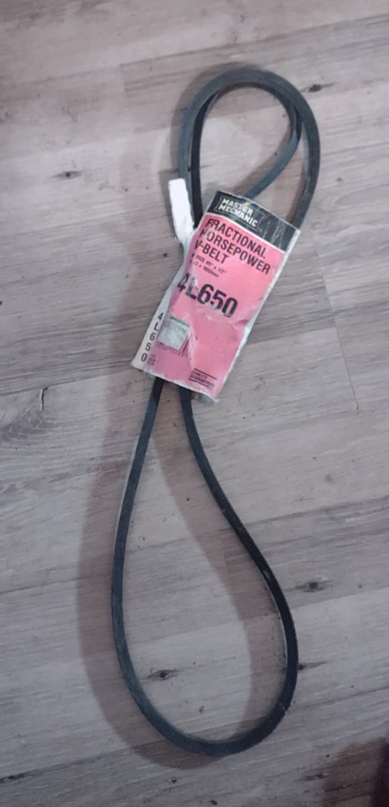 Master Mechanic V-Belt 4L650 1/2" x 65" - Image 1