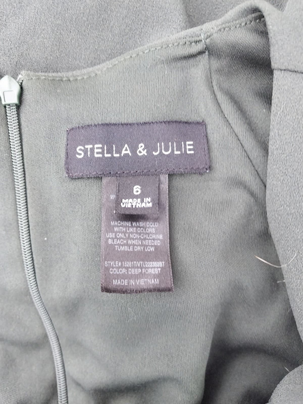 Stella & Julie Olive green Bodycon dress - Thumbnail 4
