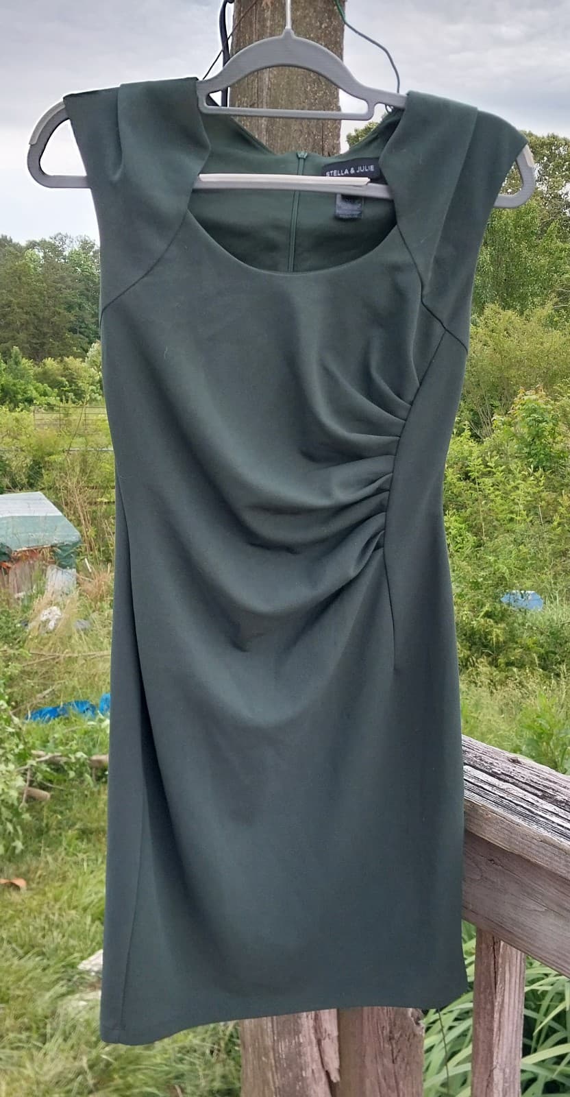 Stella & Julie Olive green Bodycon dress - Thumbnail 2