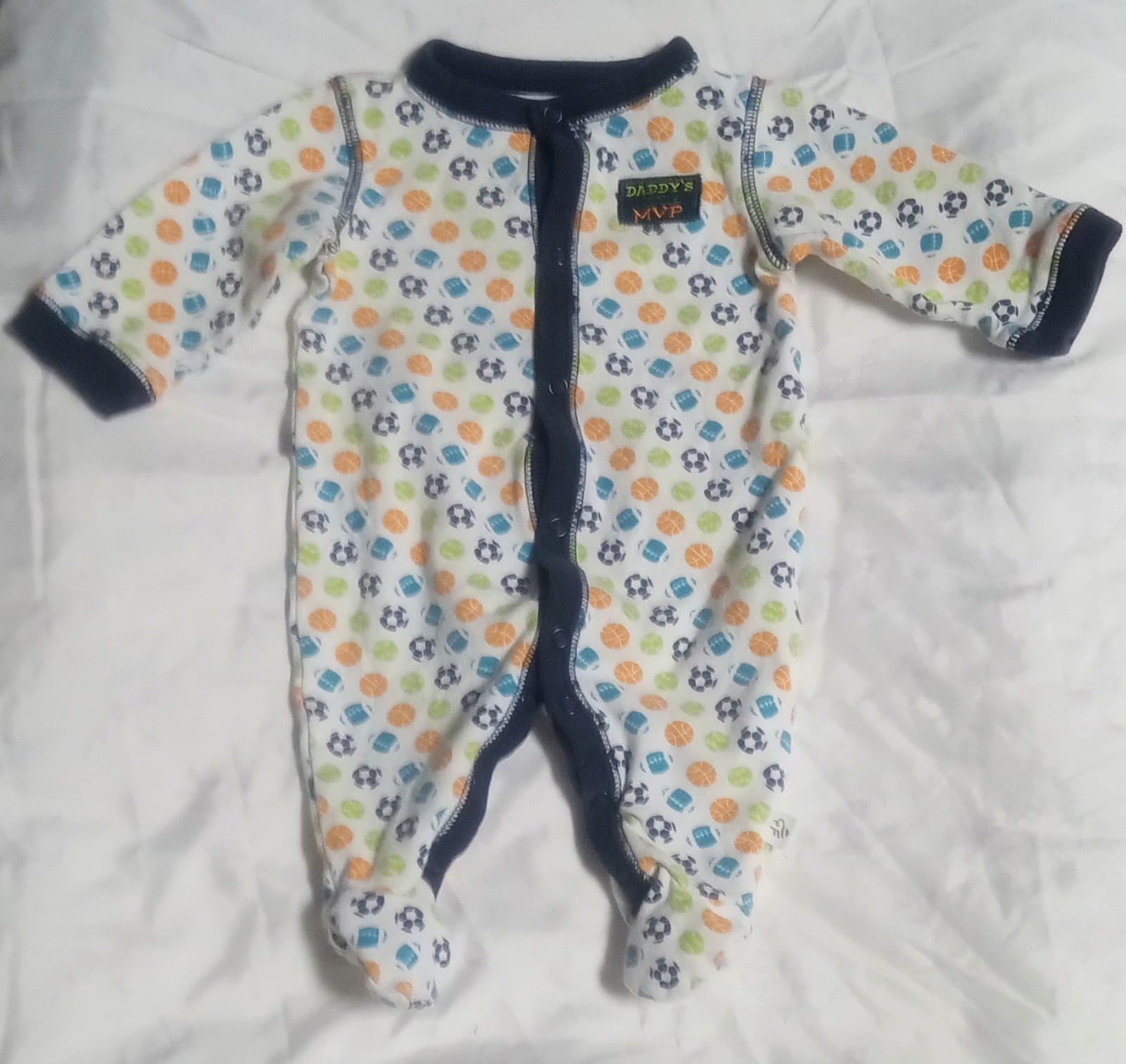 Daddy's Little MVP. First Moments Sleeper. 3 months - Image 1