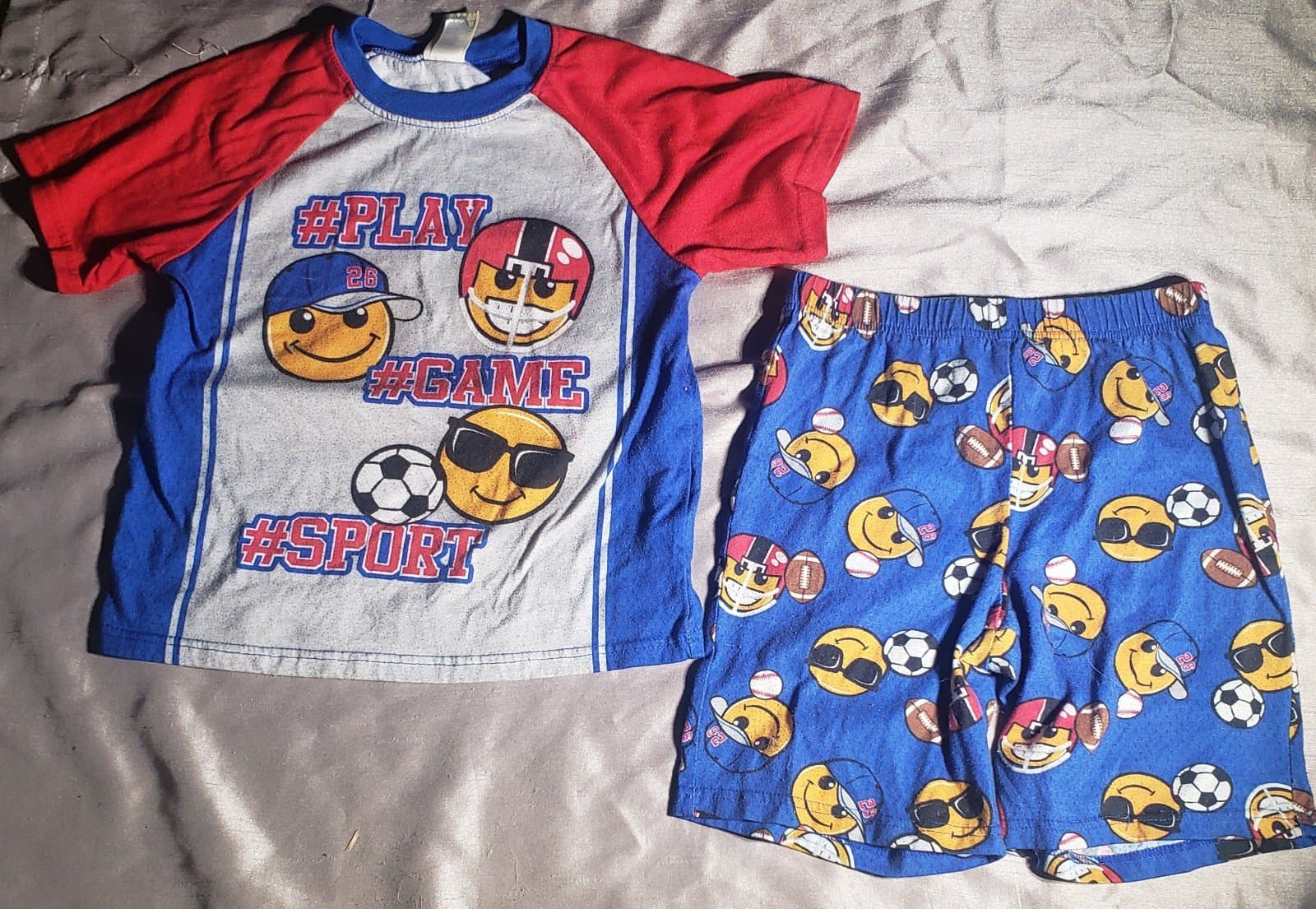 Faded Glory Boys Pajama Shirt & Shorts - Image 1