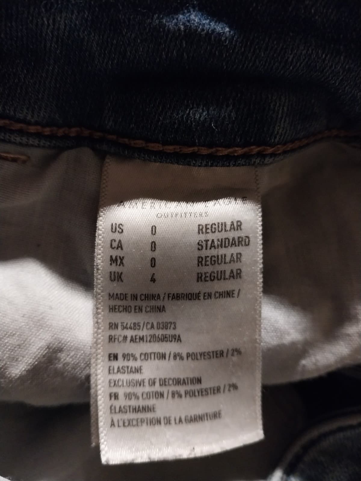 American Eagle Womens Jegging Next Level Stretch Size 0. - Thumbnail 4