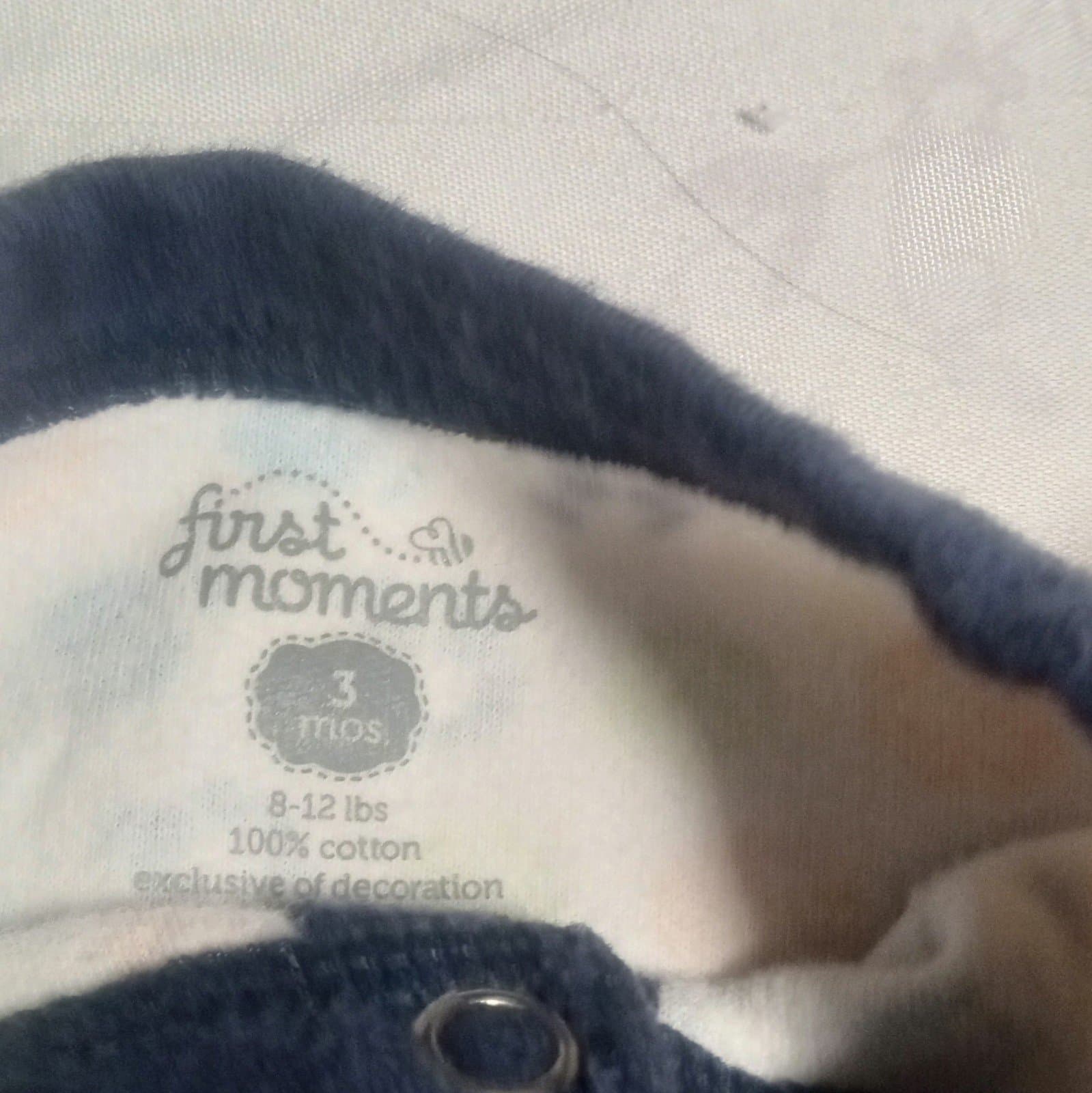 Daddy's Little MVP. First Moments Sleeper. 3 months - Thumbnail 3