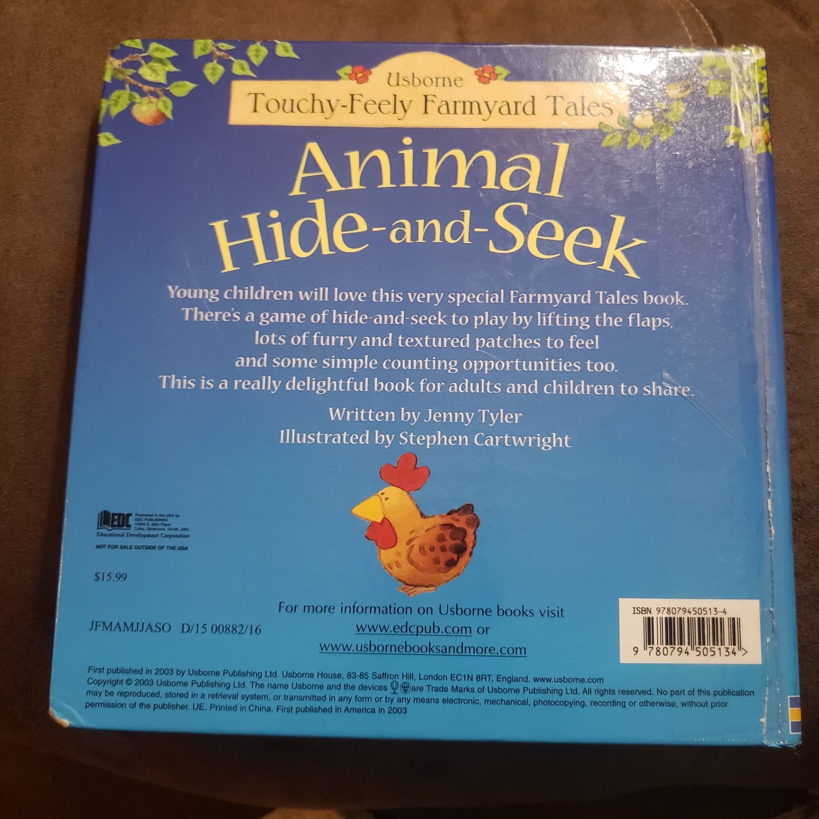 Animal Hide-And-Seek (Touchy Feely Flap Book) - Thumbnail 2