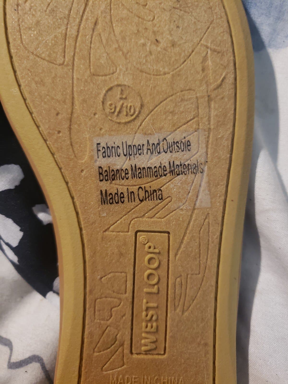 West Loop sandals. Featuring a black and white polka dot pattern.Size 9/10 - Thumbnail 3