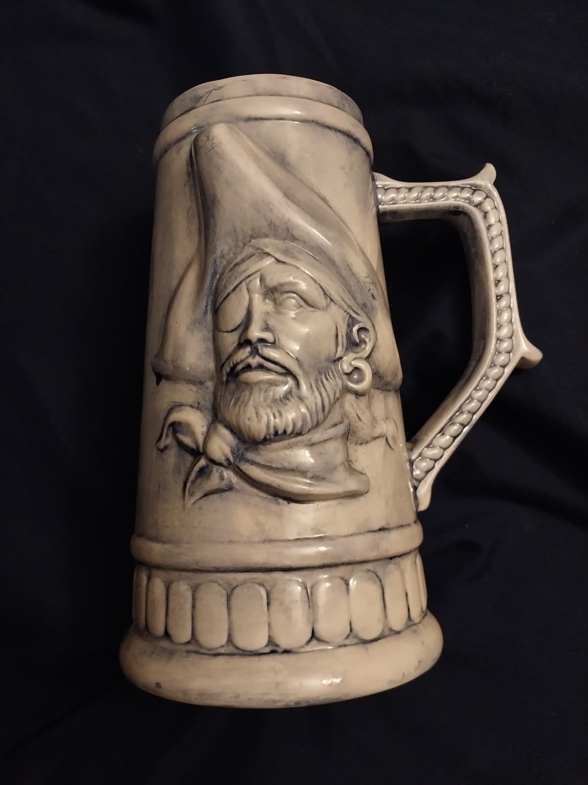 Avon Tall Ships Ceramic Stein, handcrafted in Brazil. 8.5" tall - Thumbnail 6